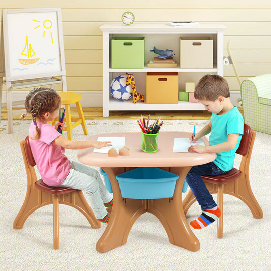 Children Kids Activity Table & Chair Set Play Furniture