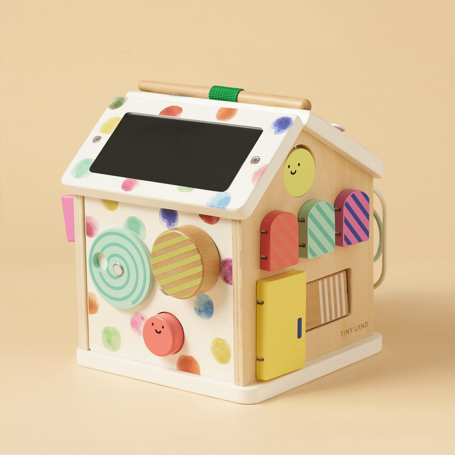 Tiny Land® Cottage Activity Cube - Rainbow