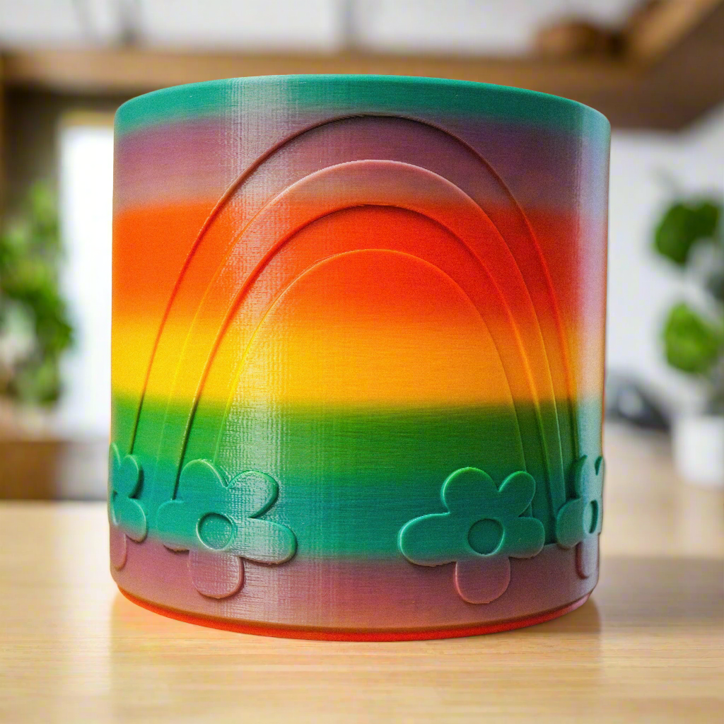 Daisy Rainbow Planter