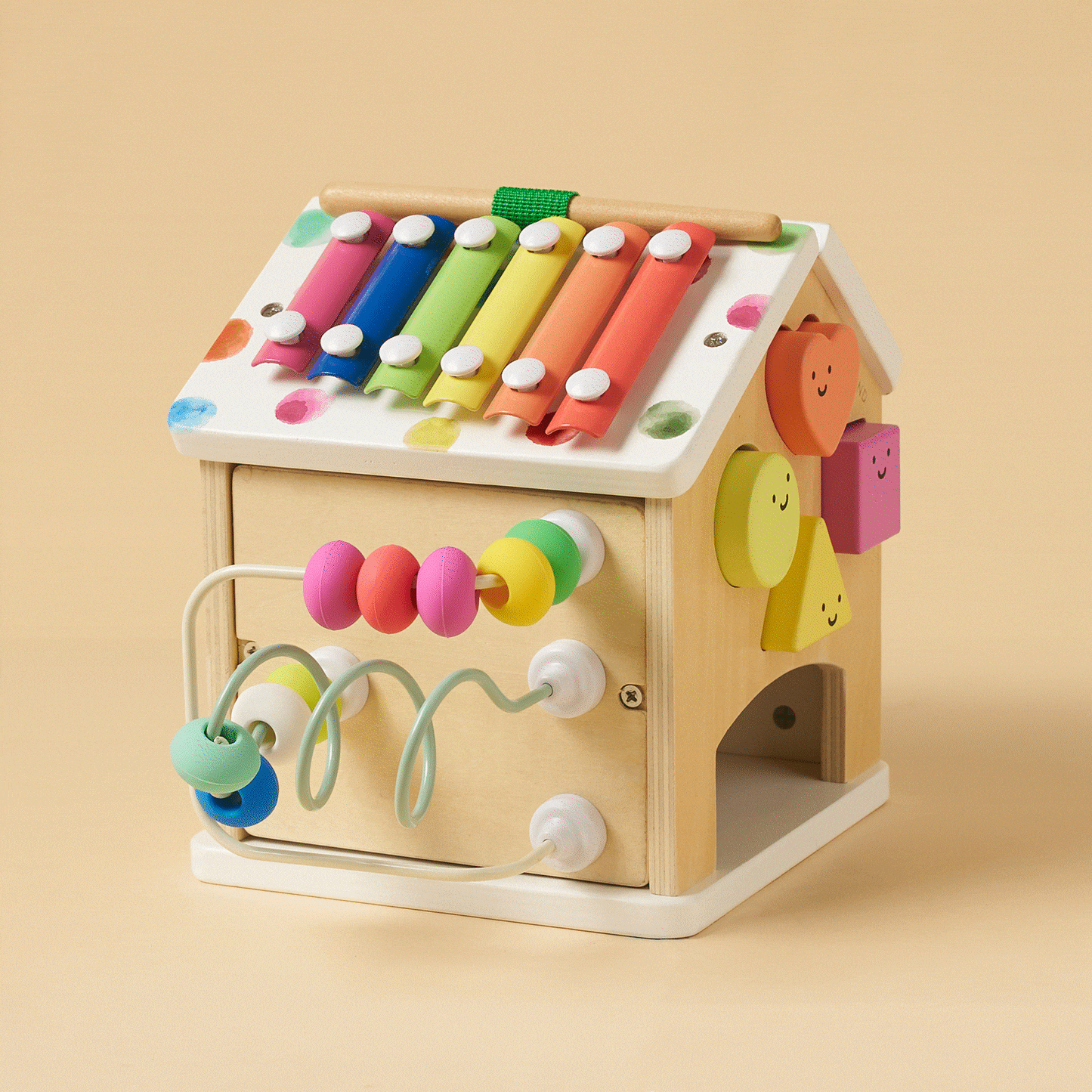 Tiny Land® Cottage Activity Cube - Rainbow