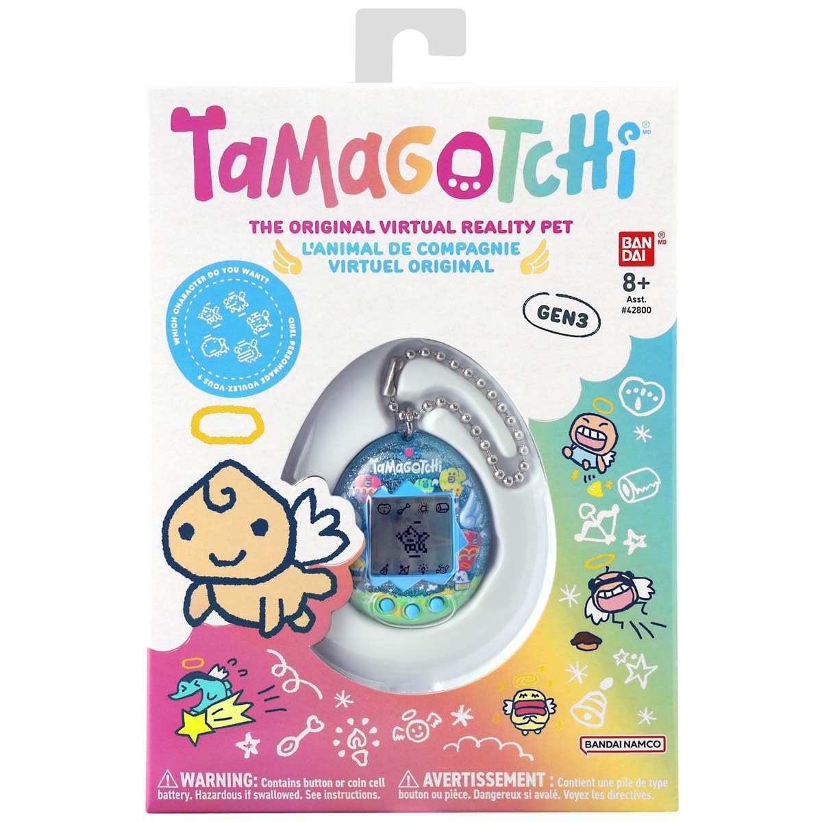 Tamagotchi Original - Rainbow (Updated Logo)