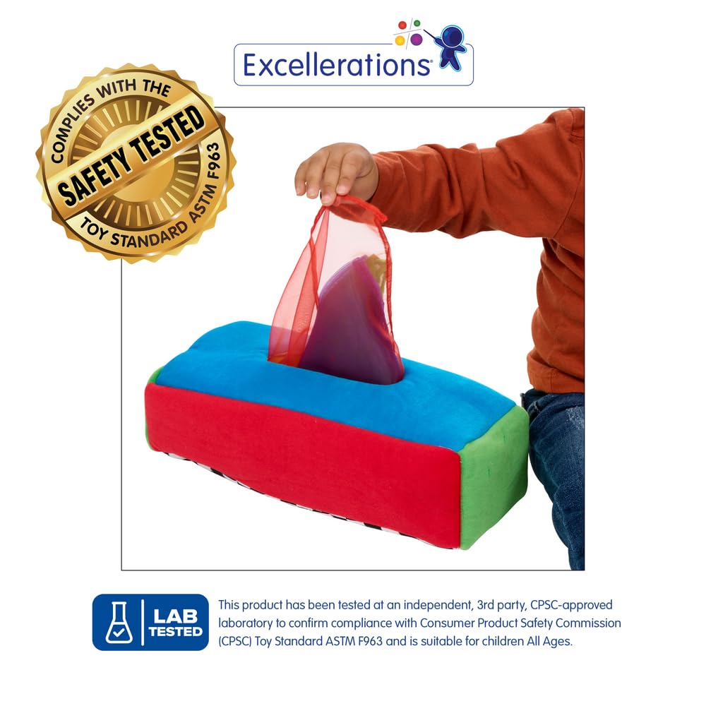 Excellerations Giant Plush Rainbow Stacking Ring, 6 Months+