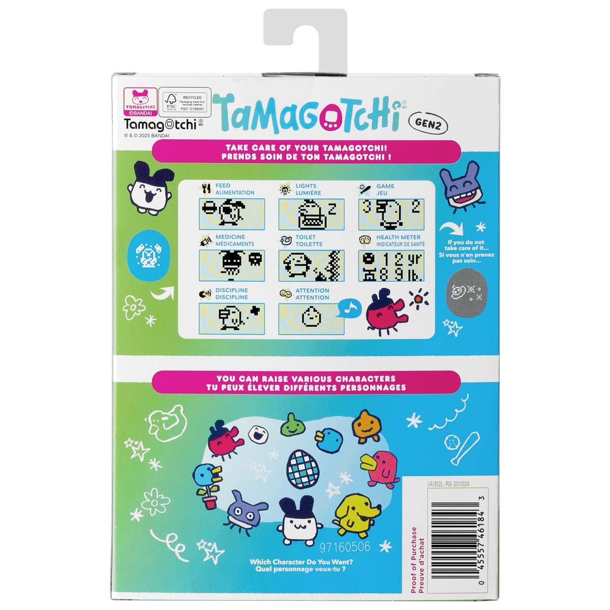 Tamagotchi Original - Rainbow (Updated Logo)