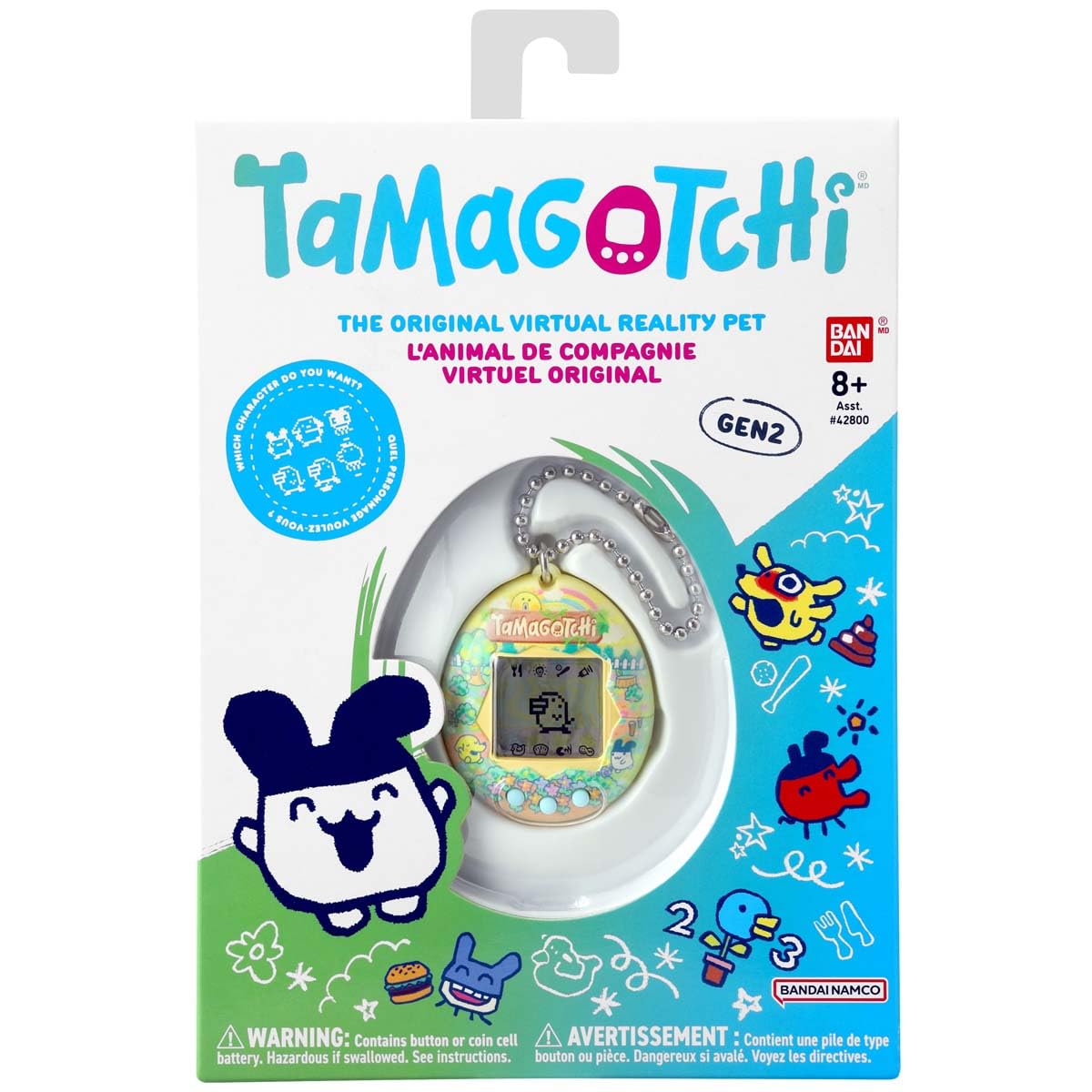 Tamagotchi Original - Rainbow (Updated Logo)