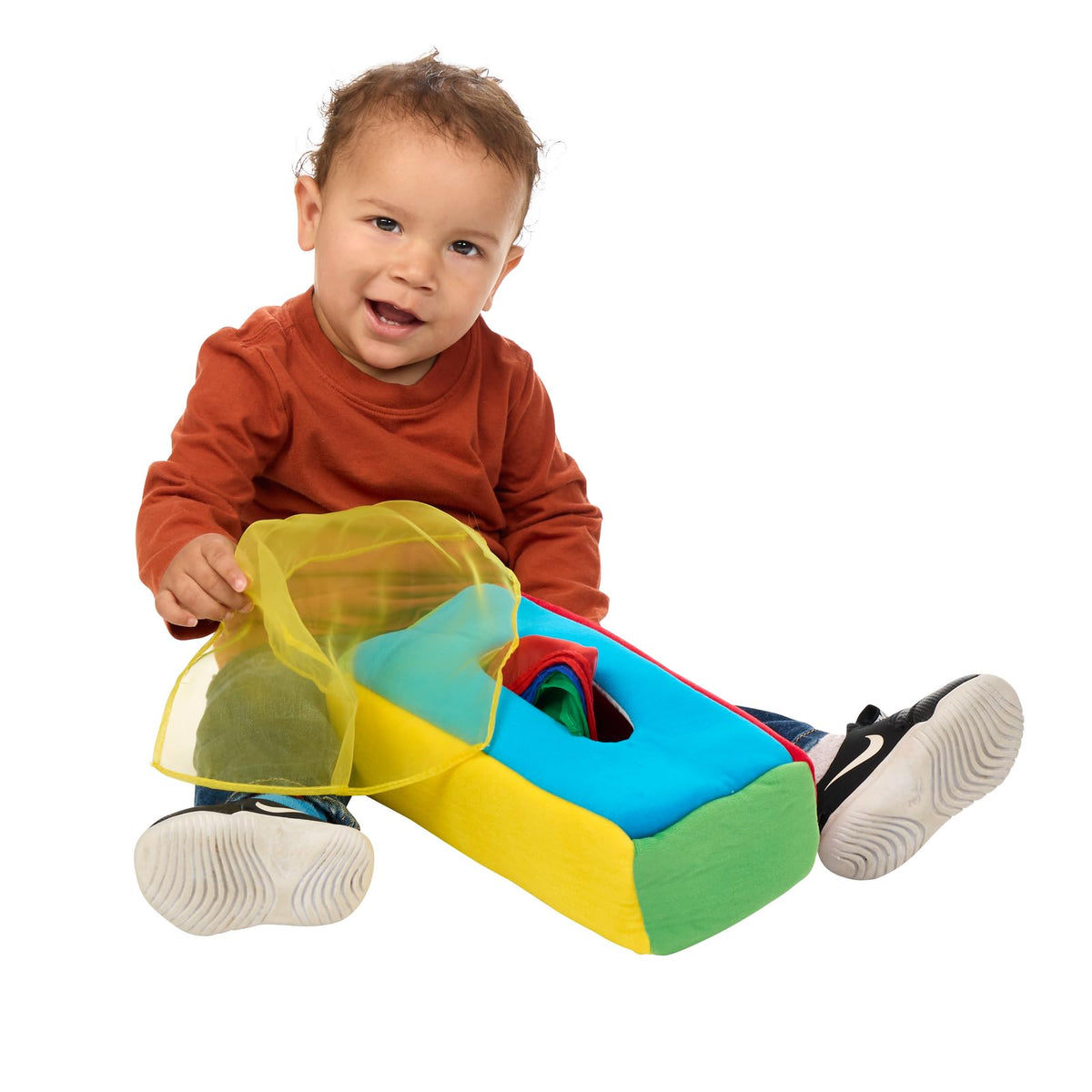 Excellerations Giant Plush Rainbow Stacking Ring, 6 Months+