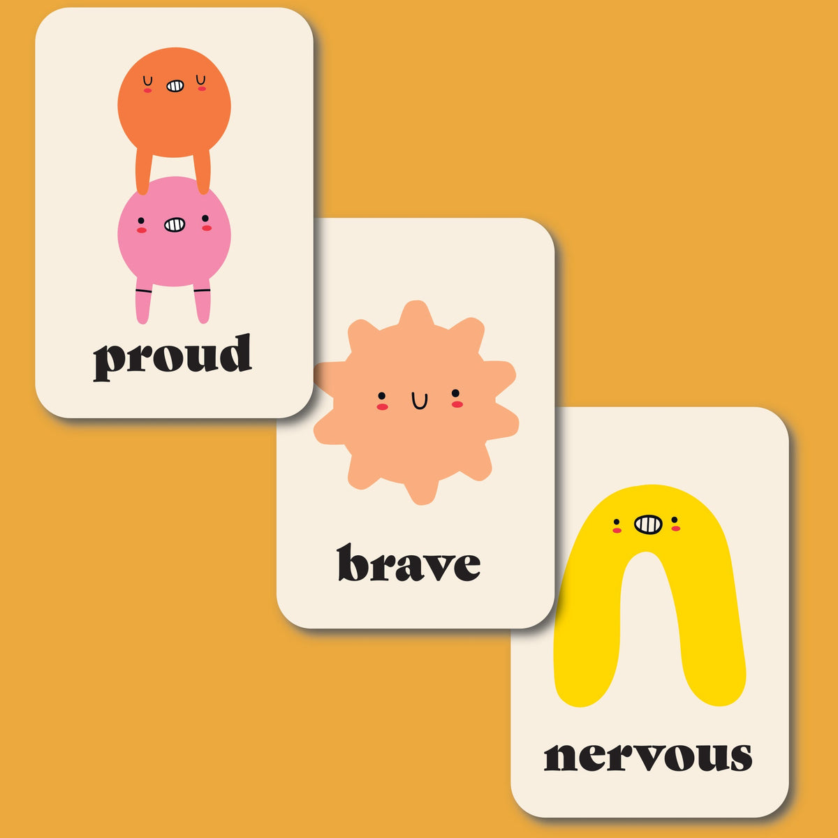 Emotion Cards for Kids, Educational Deck