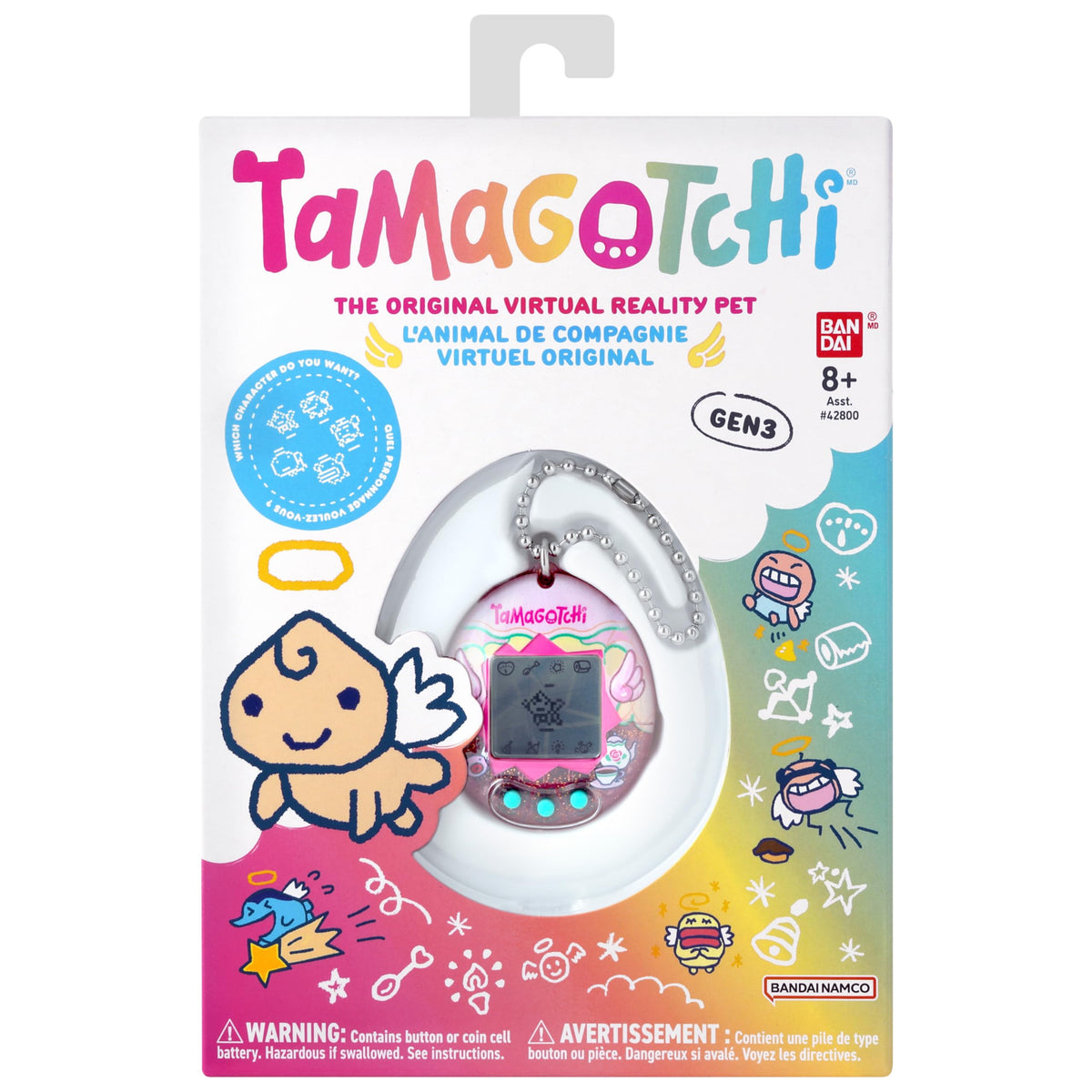 Tamagotchi Original - Rainbow (Updated Logo)