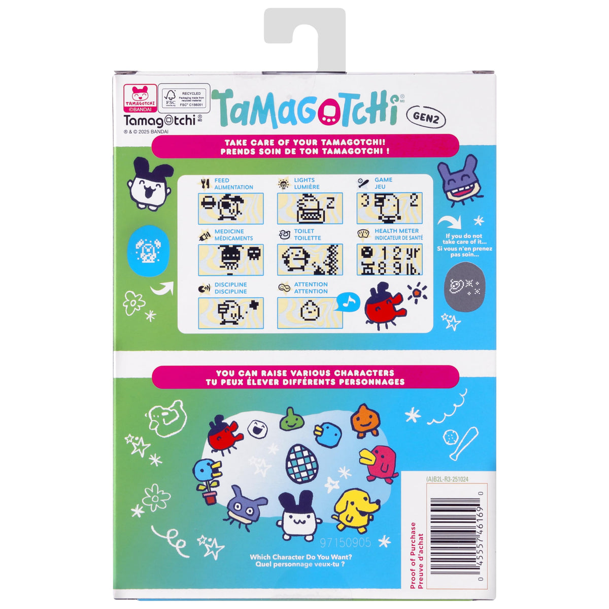 Tamagotchi Original - Rainbow (Updated Logo)