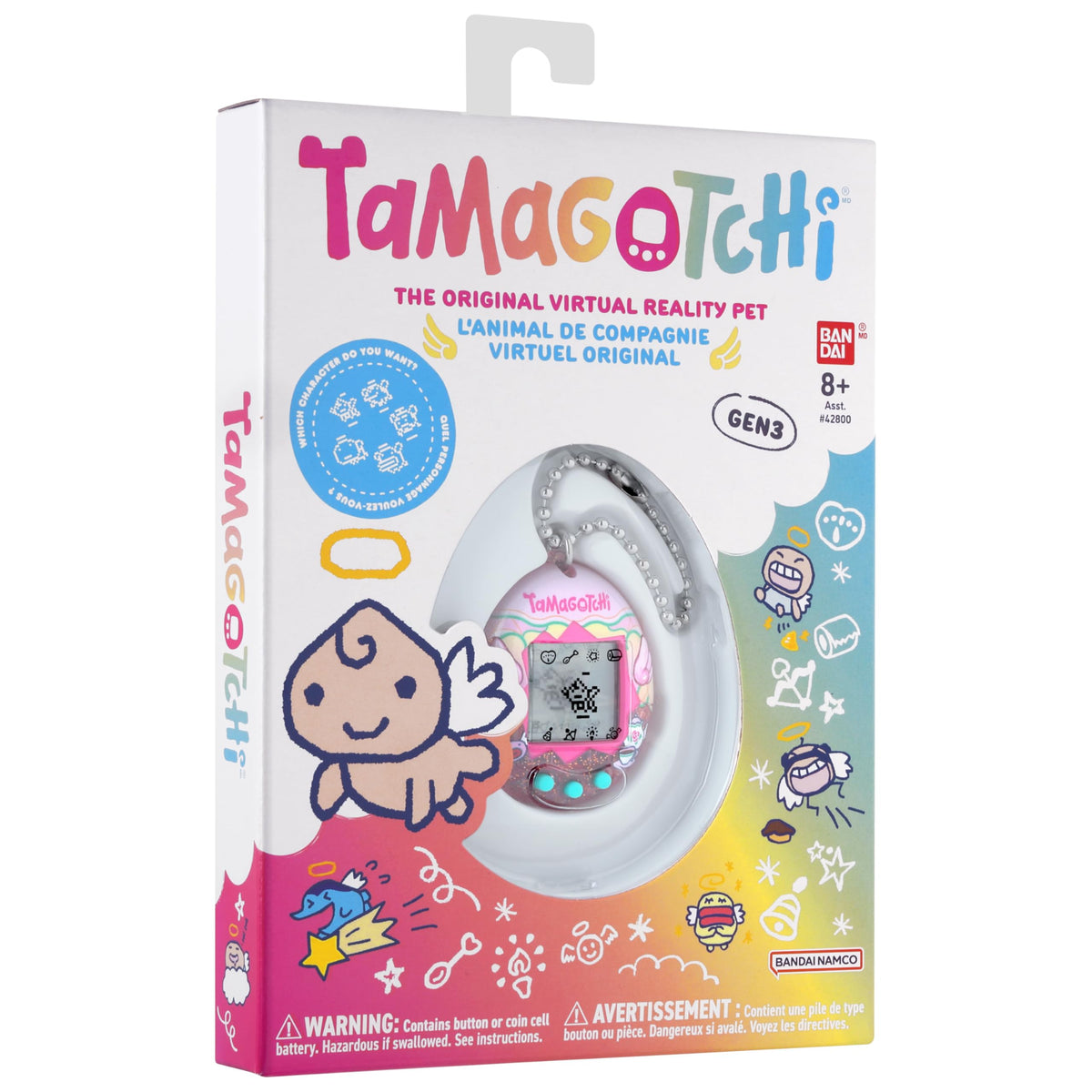 Tamagotchi Original - Rainbow (Updated Logo)