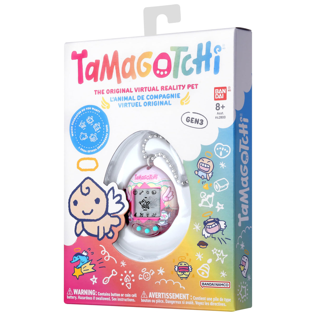 Tamagotchi Original - Rainbow (Updated Logo)