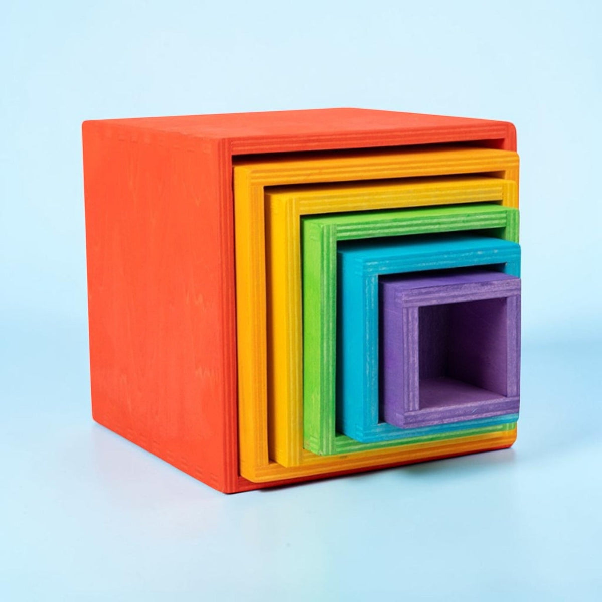 6-Piece Wooden Nesting Box Set