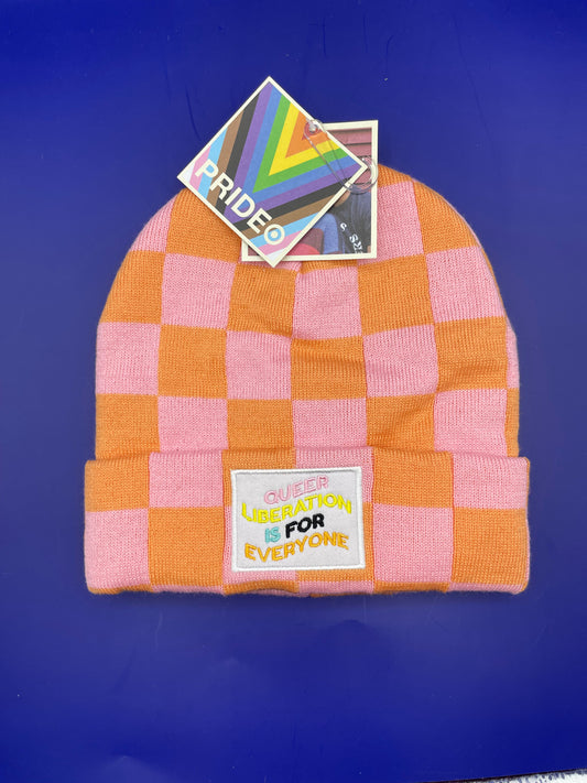 HAT - BANNED FROM T*RGET - queer liberation is for everyone beanie