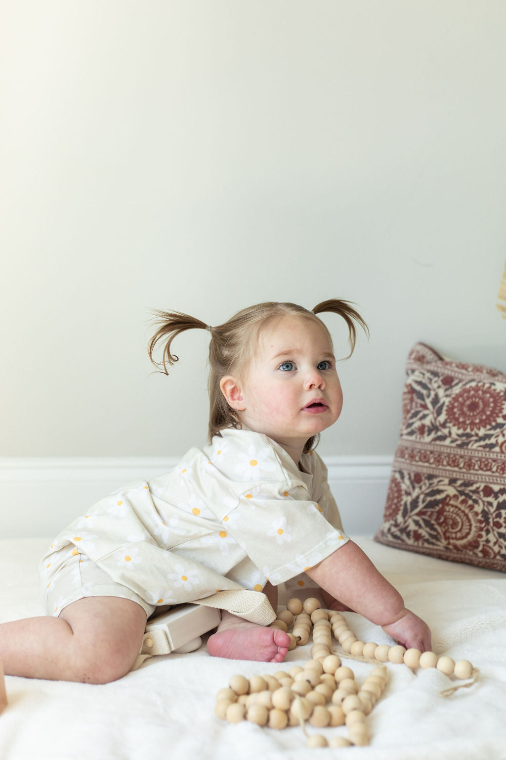 Checkered Short Sleeve Baby Lounge set