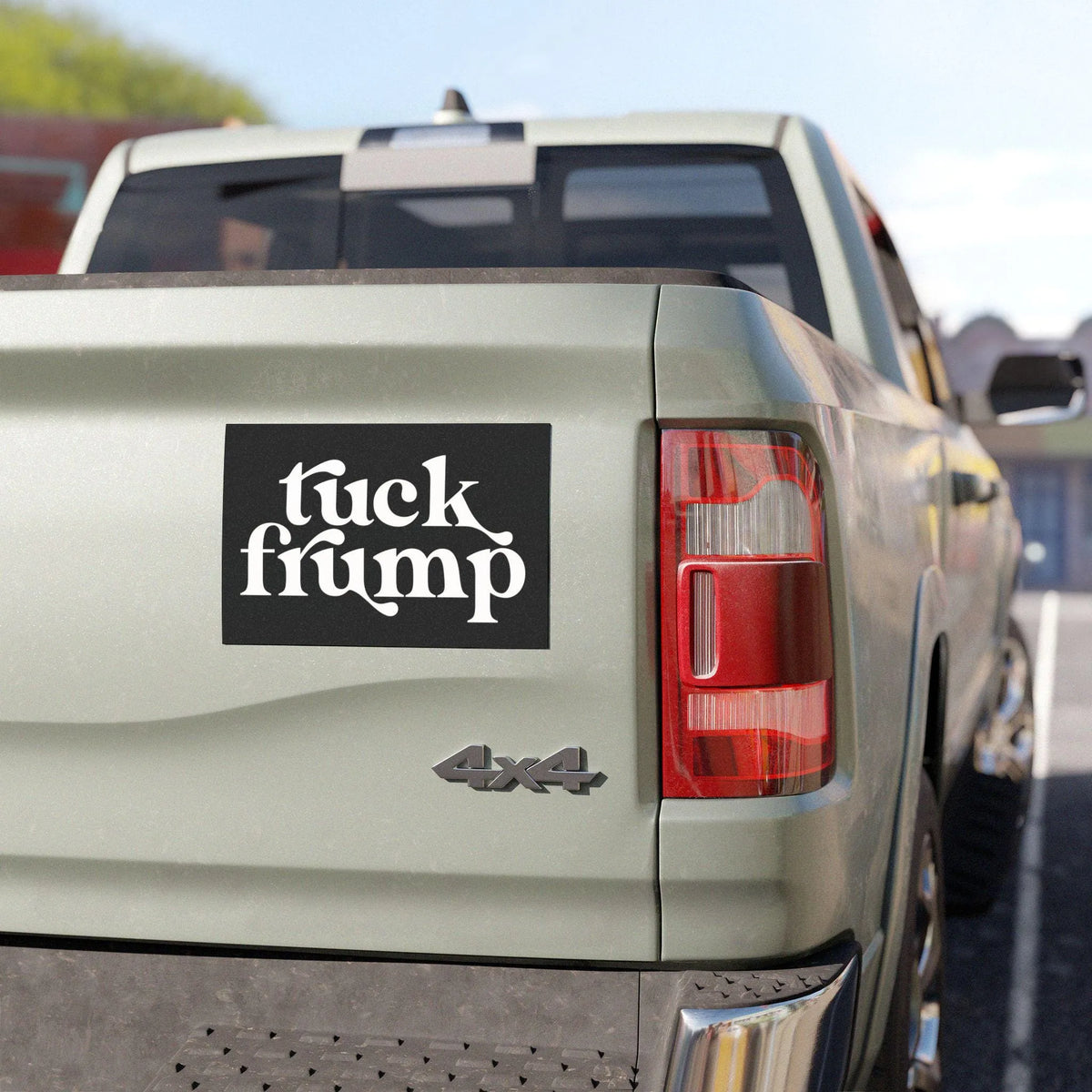 Tuck Frump Car Magnet, Funny Anti-Trump Bumper Magnet